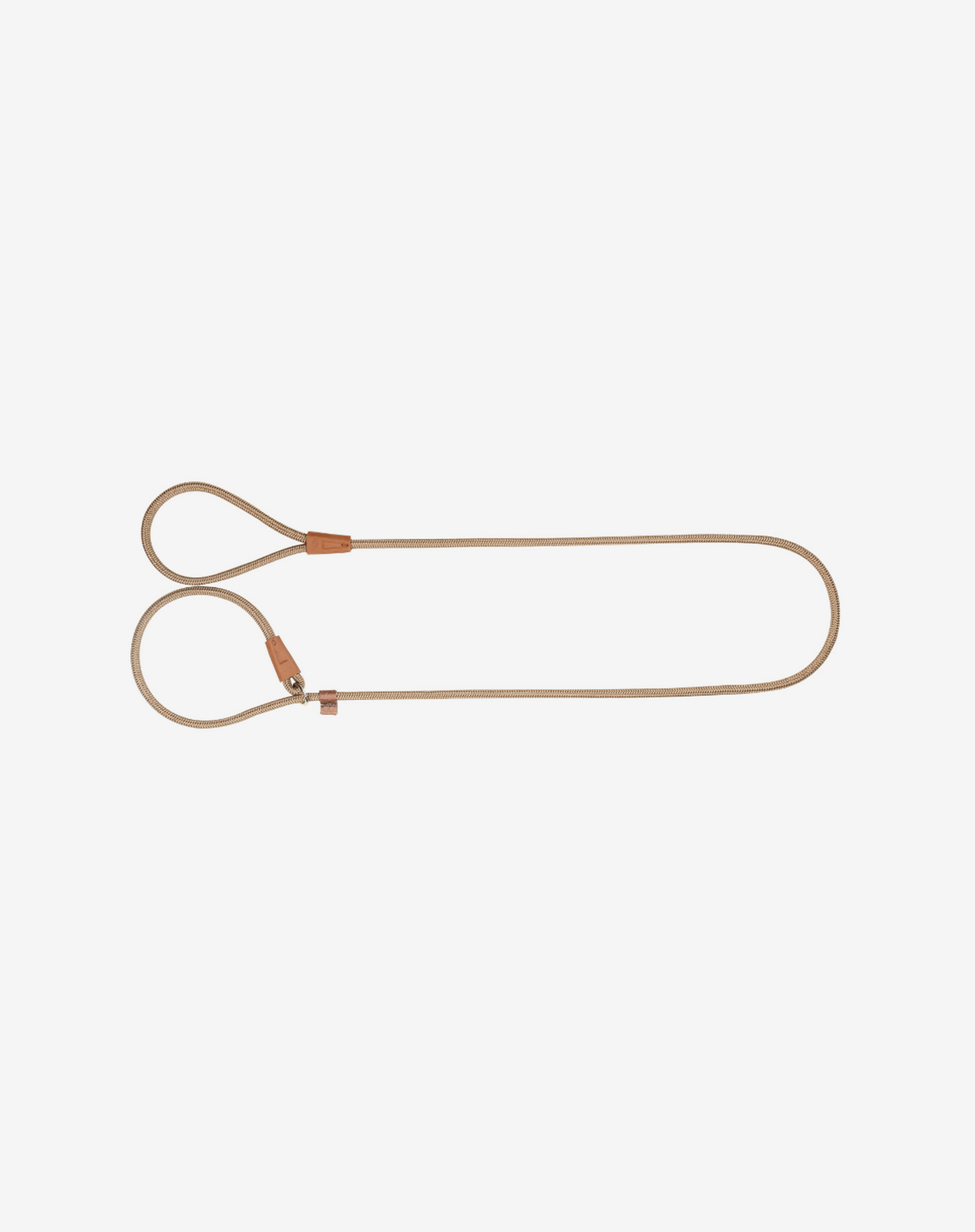 Rope Slip Dog Lead Khaki