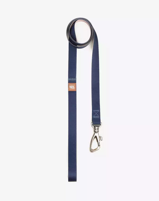 Dog Leash Basic Collection 1,20m Navy Blue - Khaki