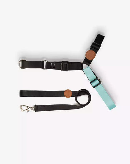 No Pull Dog Harness and Leash Set Black