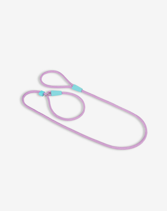 Rope Slip Dog Lead Lilac