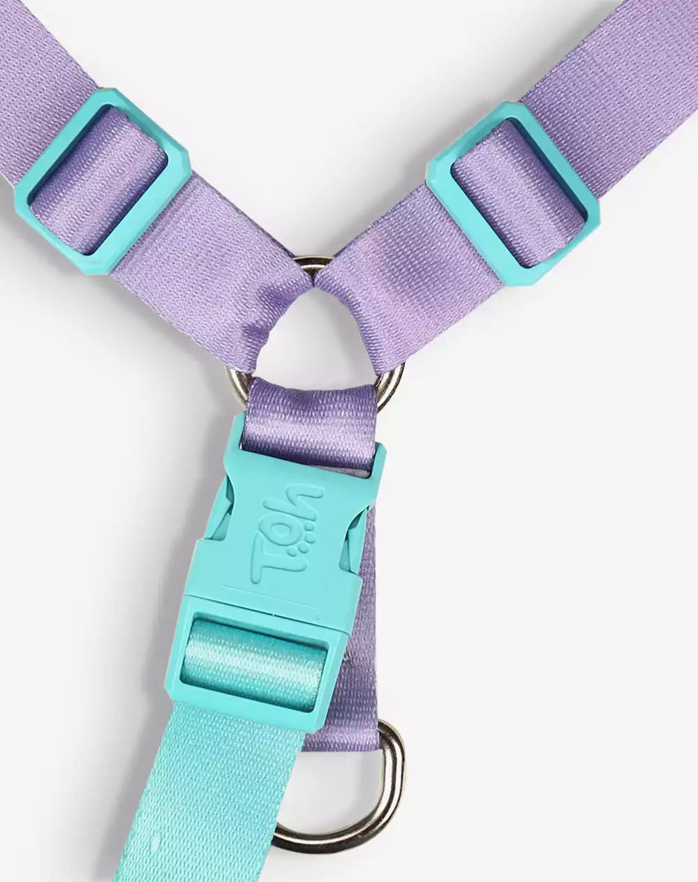 No Pull Dog Harness and Leash Set Lilac