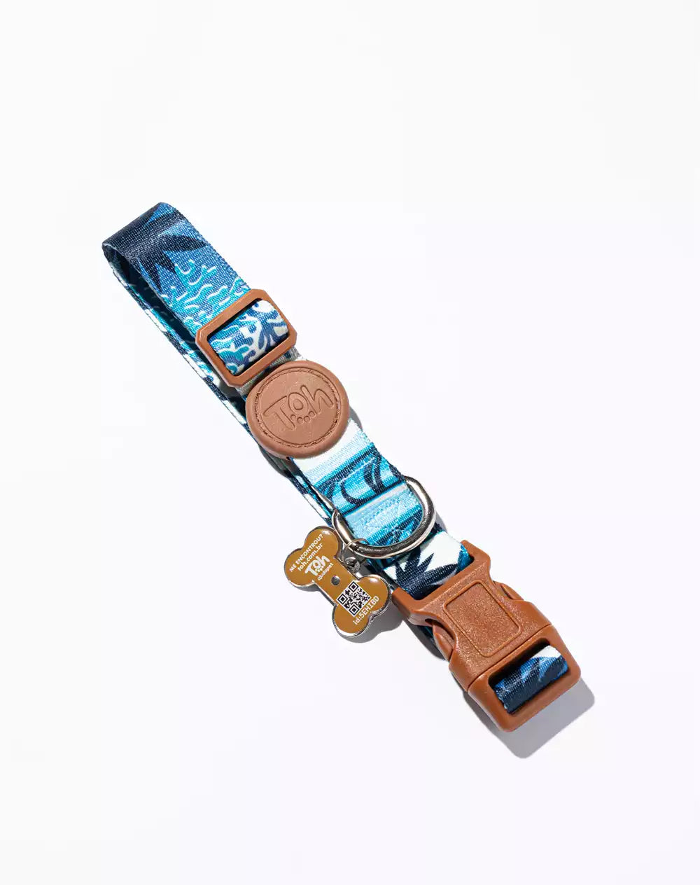 Adjustable Dog Collar with ID Tag Noronha