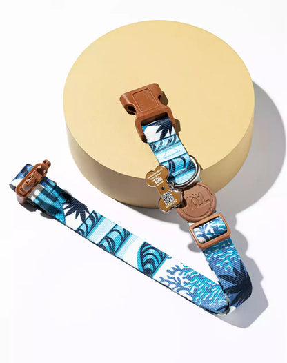 Adjustable Dog Collar with ID Tag Noronha