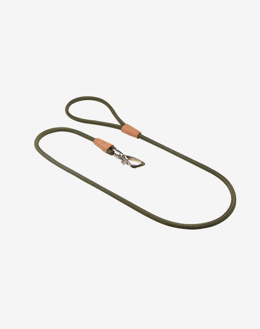 1.20m Rope Dog Leash Moss