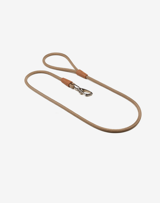 1.20m Rope Dog Leash Khaki